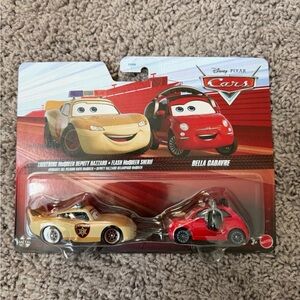 Disney Pixar Cars Lightning McQueen Deputy Hazard & Bella Gadavre 2-pack